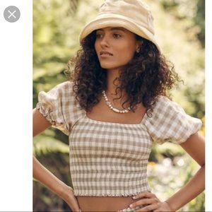 Peixoto gingham top, XS